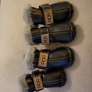 Xsmall dog non skid snowboots